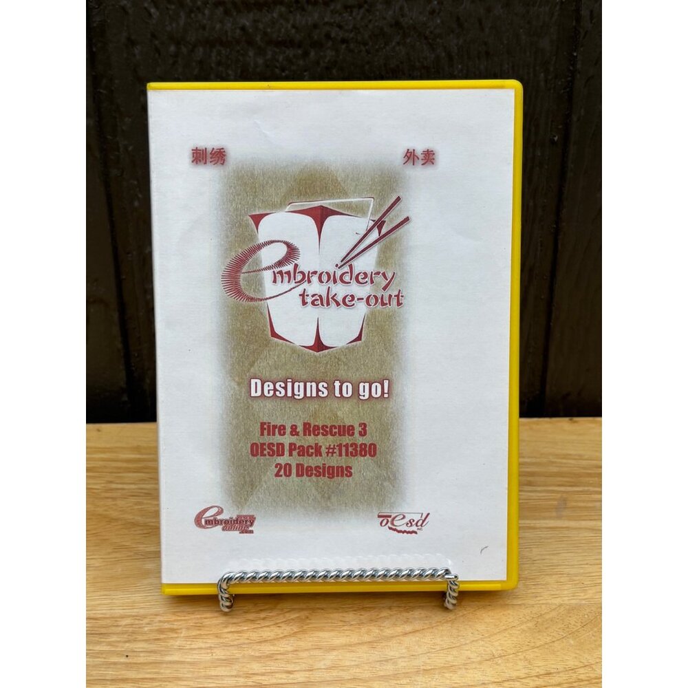 Embroidery Take-Out Fire & Rescue 3 OESD Pack #11380 20 Designs Floppy Disk Set